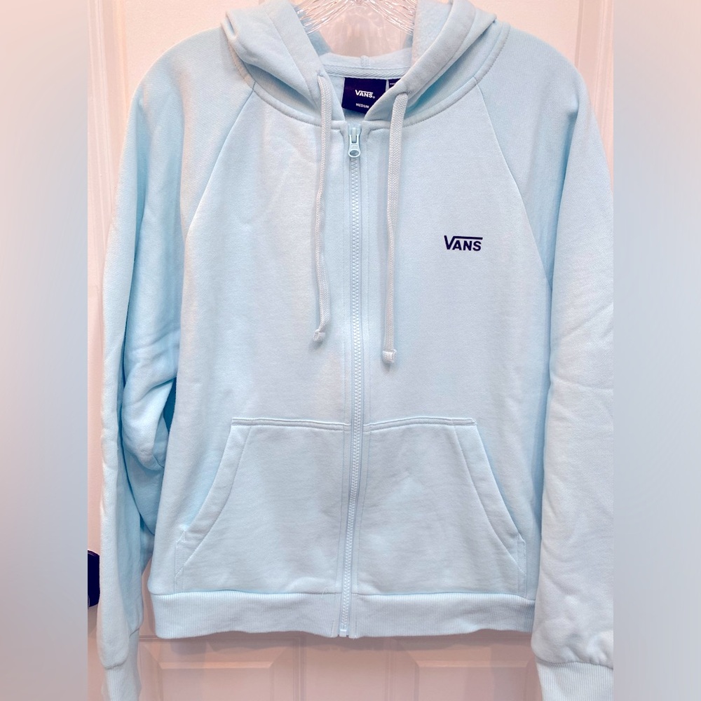 NWOT vans full zip hoodie size M